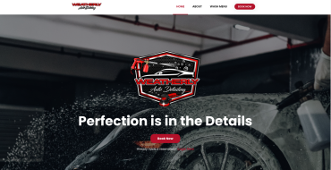 Car Spa Website Design